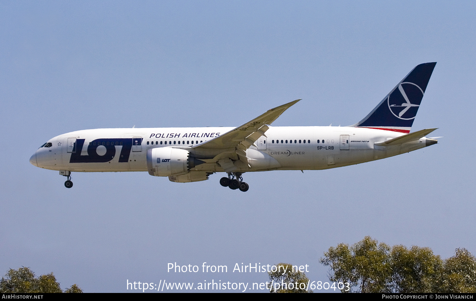 Aircraft Photo of SP-LRB | Boeing 787-8 Dreamliner | LOT Polish Airlines - Polskie Linie Lotnicze | AirHistory.net #680403