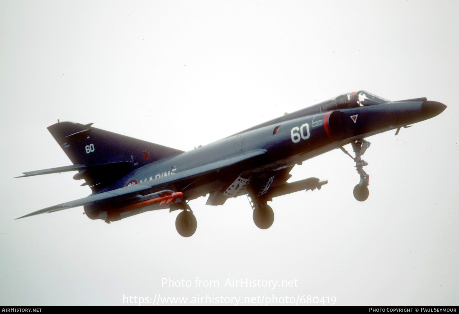 Aircraft Photo of 60 | Dassault Super Etendard | France - Navy | AirHistory.net #680419