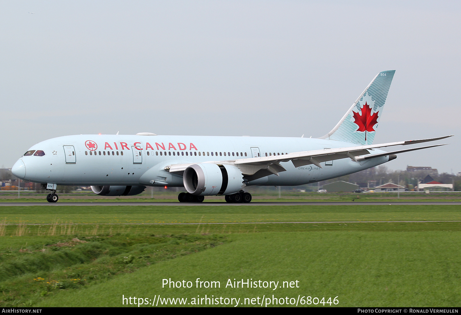 Aircraft Photo of C-GHPV | Boeing 787-8 Dreamliner | Air Canada | AirHistory.net #680446