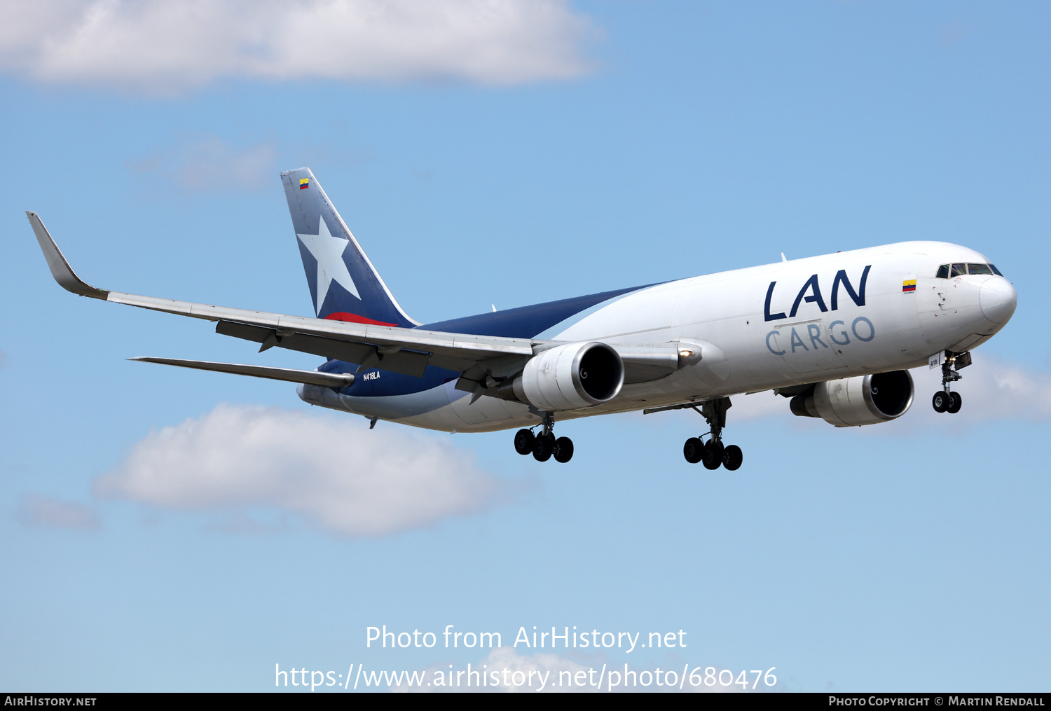 Aircraft Photo of N418LA | Boeing 767-316F/ER | LAN Cargo | AirHistory.net #680476