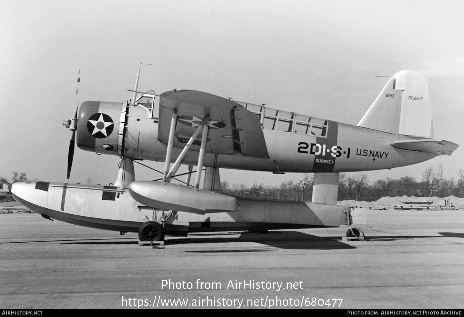 Aircraft Photo of 2193 | Vought-Sikorsky OS2U-2 Kingfisher | USA - Navy | AirHistory.net #680477