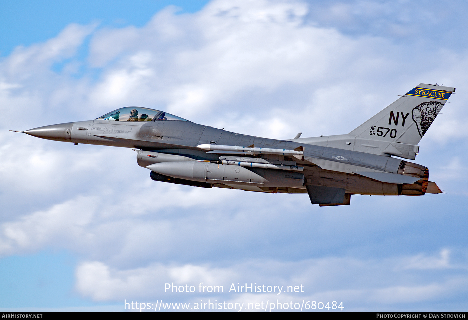 Aircraft Photo of 85-1570 / AF85-570 | General Dynamics F-16C Fighting Falcon | USA - Air Force | AirHistory.net #680484