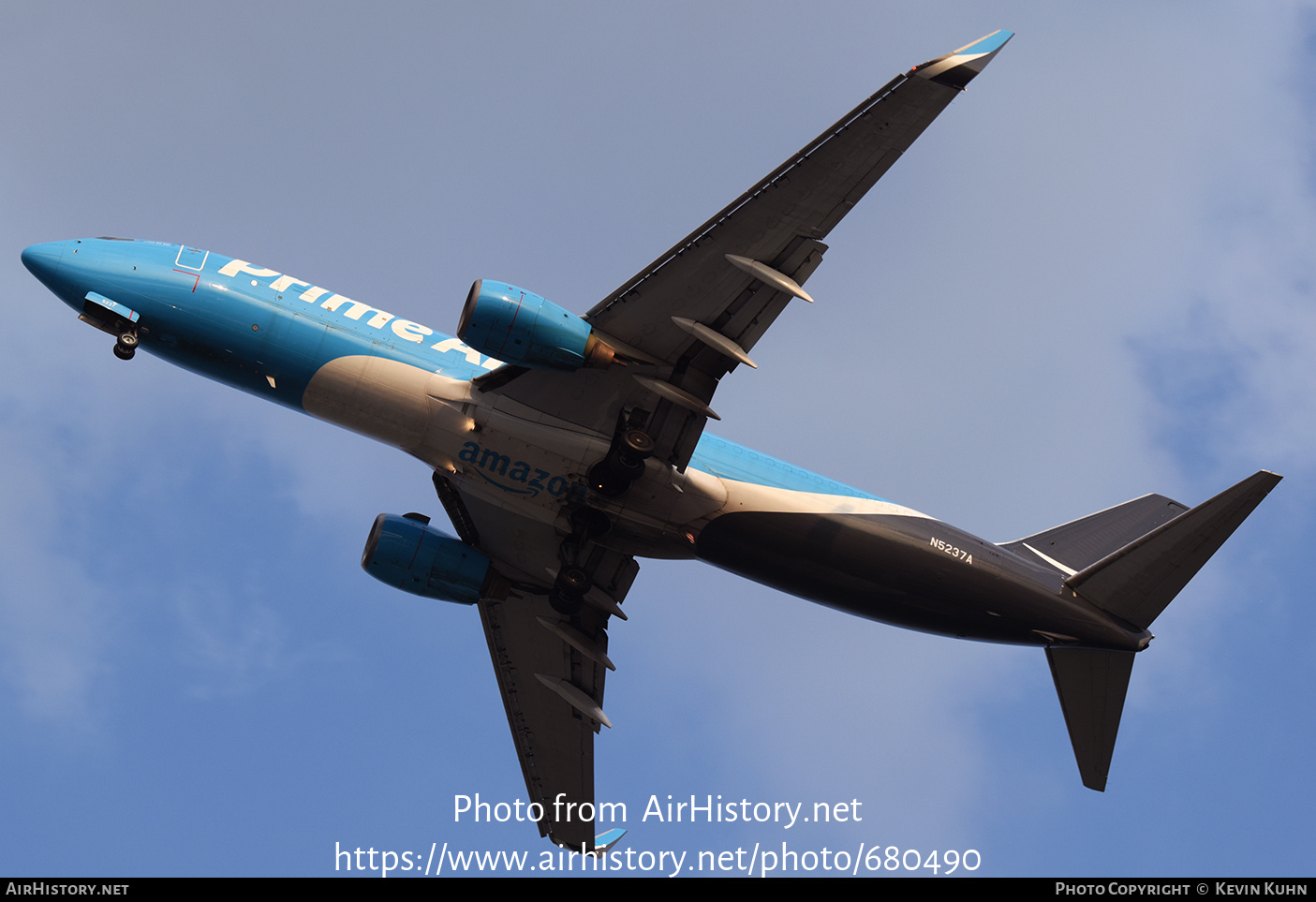 Aircraft Photo of N5237A | Boeing 737-84P(BCF) | Prime Air | AirHistory.net #680490