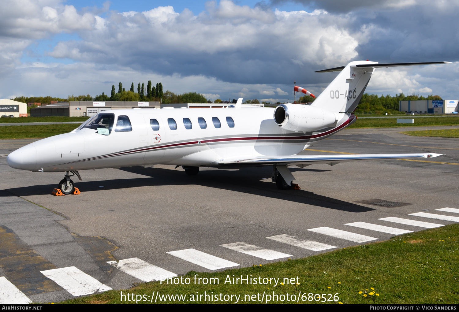 Aircraft Photo of OO-ACC | Cessna 525A CitationJet CJ2+ | ASL - Air Service Liège | AirHistory.net #680526