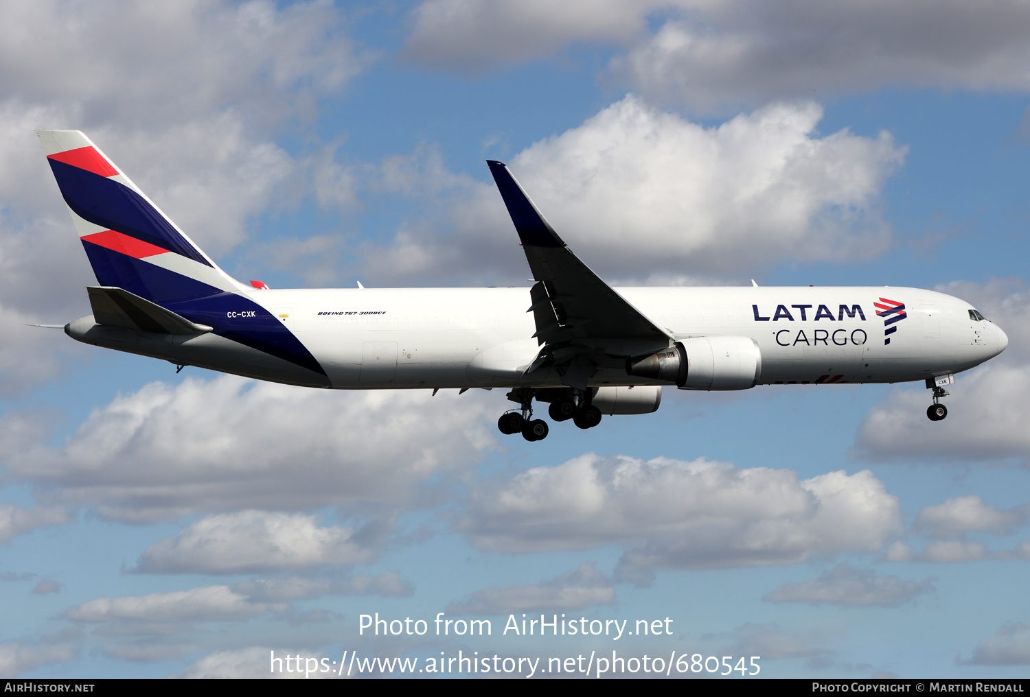 Aircraft Photo of CC-CXK | Boeing 767-316/ER | LATAM Cargo | AirHistory.net #680545