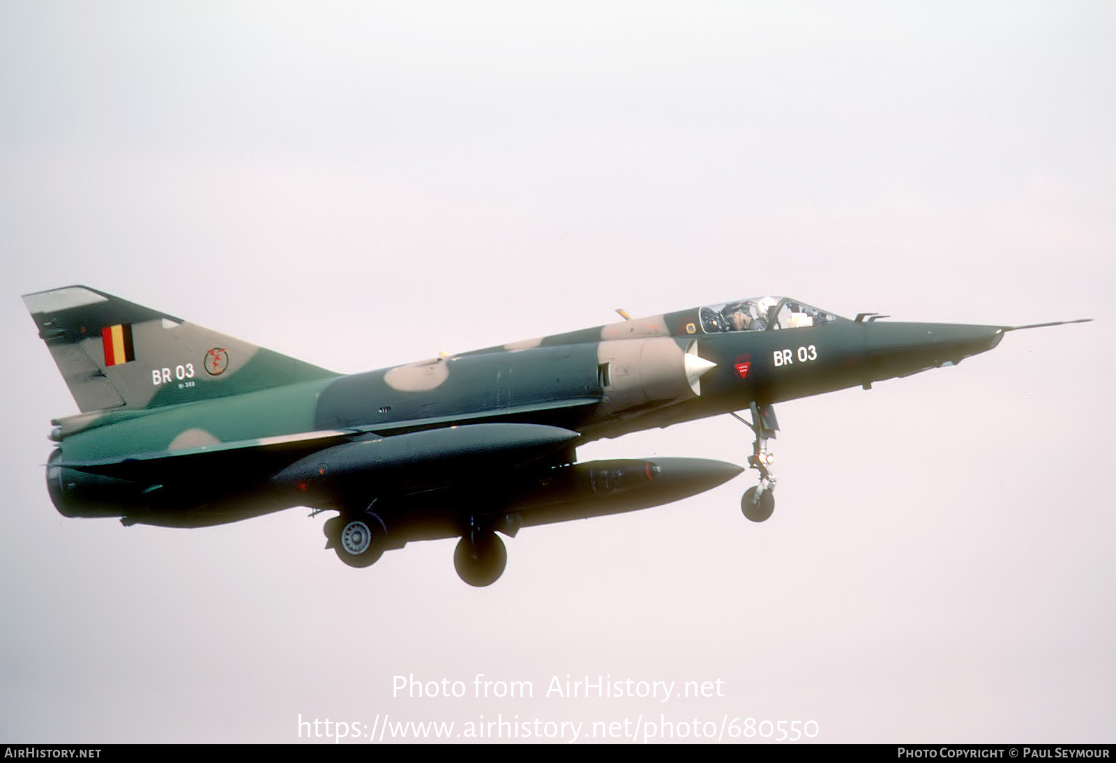 Aircraft Photo of BR03 | Dassault Mirage 5BR | Belgium - Air Force | AirHistory.net #680550