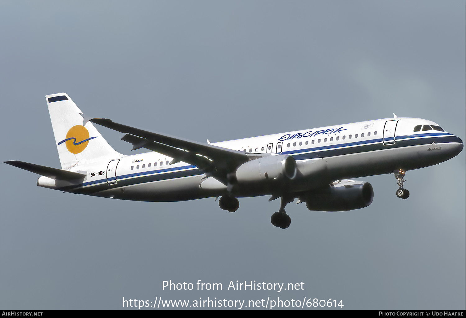 Aircraft Photo of 5B-DBB | Airbus A320-231 | Eurocypria Airlines | AirHistory.net #680614