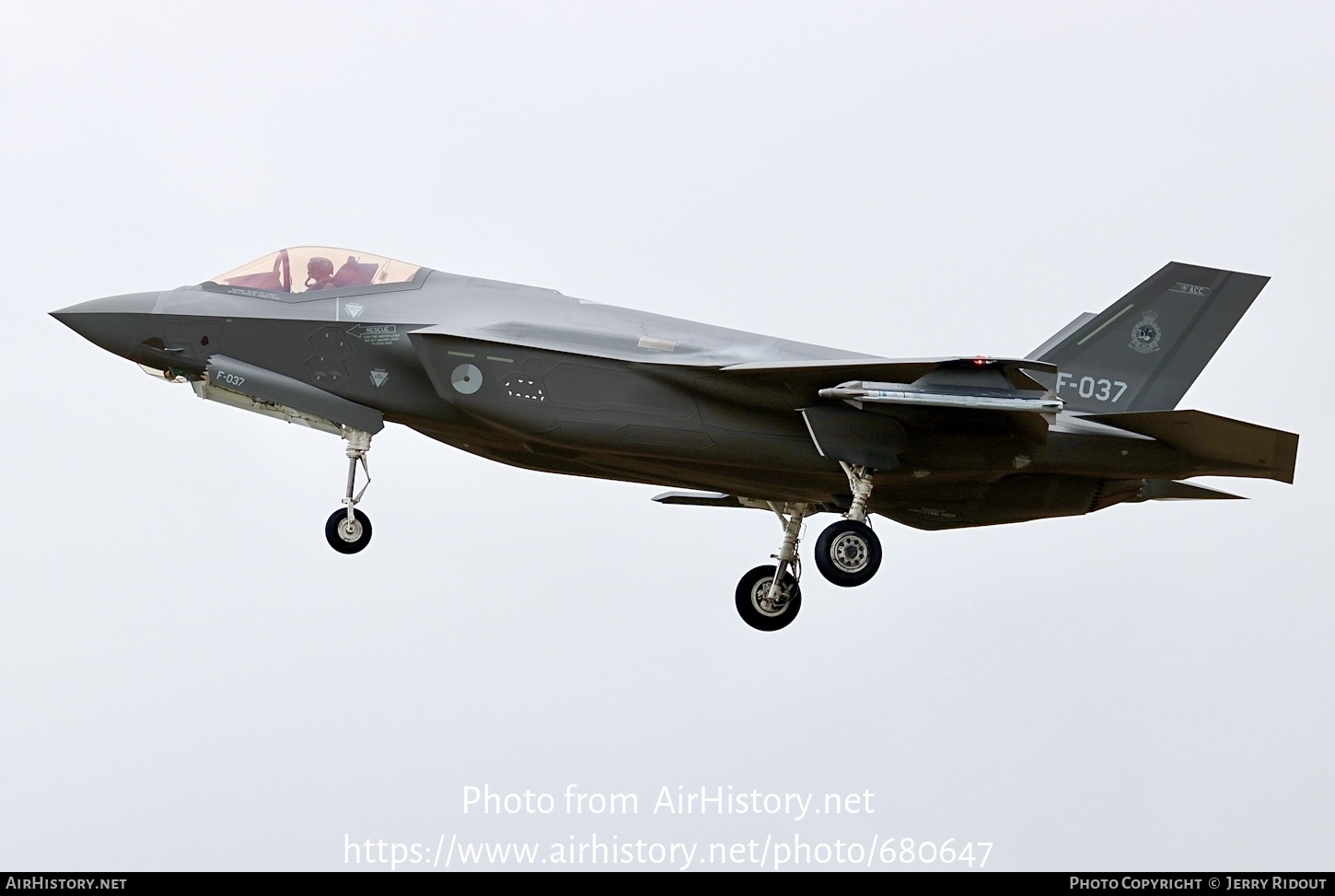 Aircraft Photo of F-037 | Lockheed Martin F-35A Lightning II | Netherlands - Air Force | AirHistory.net #680647