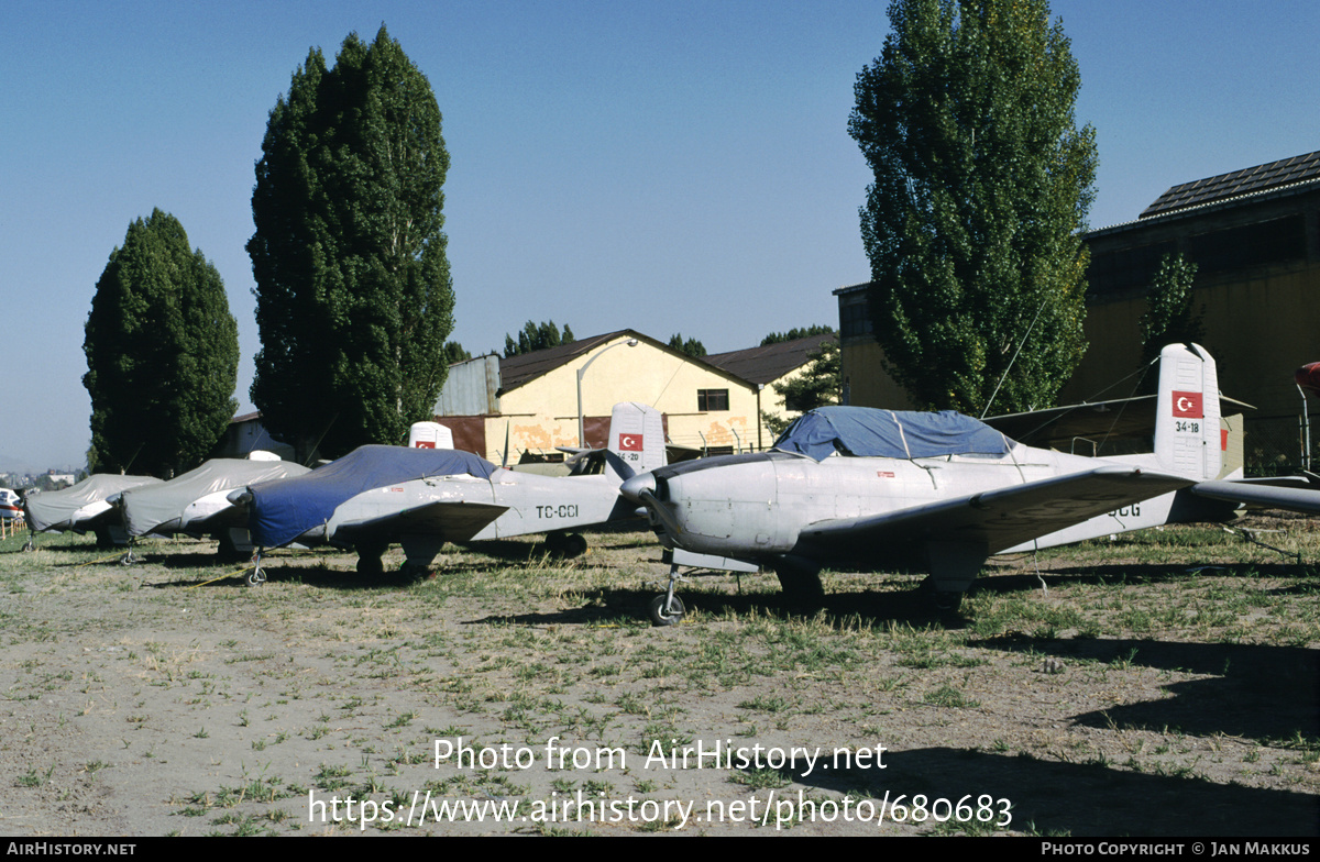 Aircraft Photo of TC-CCI / 34-20 | Beech T-34A Mentor | AirHistory.net #680683