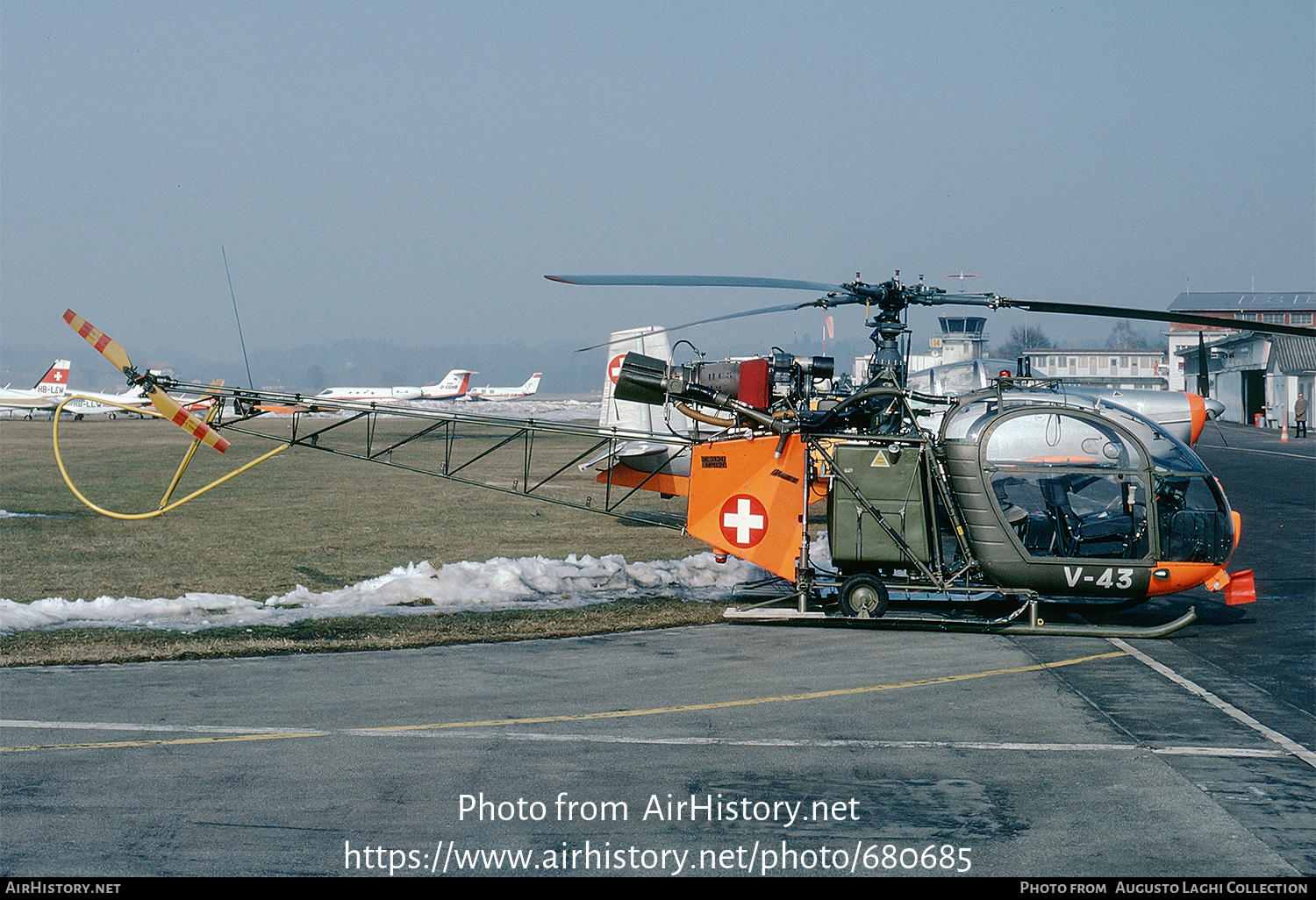 Aircraft Photo of V-43 | Sud SE-3130 Alouette II | Switzerland - Air Force | AirHistory.net #680685