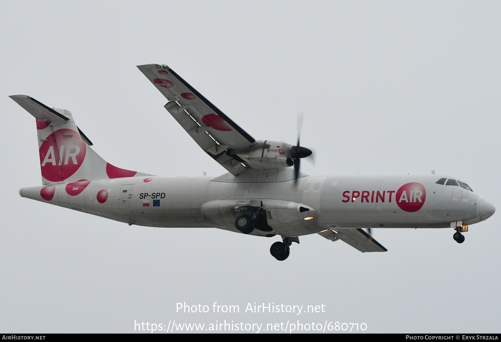 Aircraft Photo of SP-SPD | ATR ATR-72-212/F | Sprint Air | AirHistory.net #680710