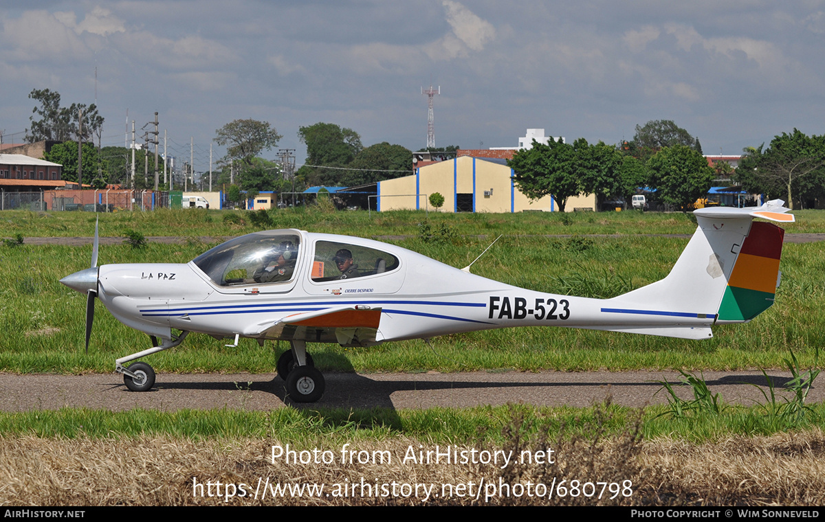 Aircraft Photo of FAB-523 | Diamond DA40 CS Diamond Star | Bolivia - Air Force | AirHistory.net #680798