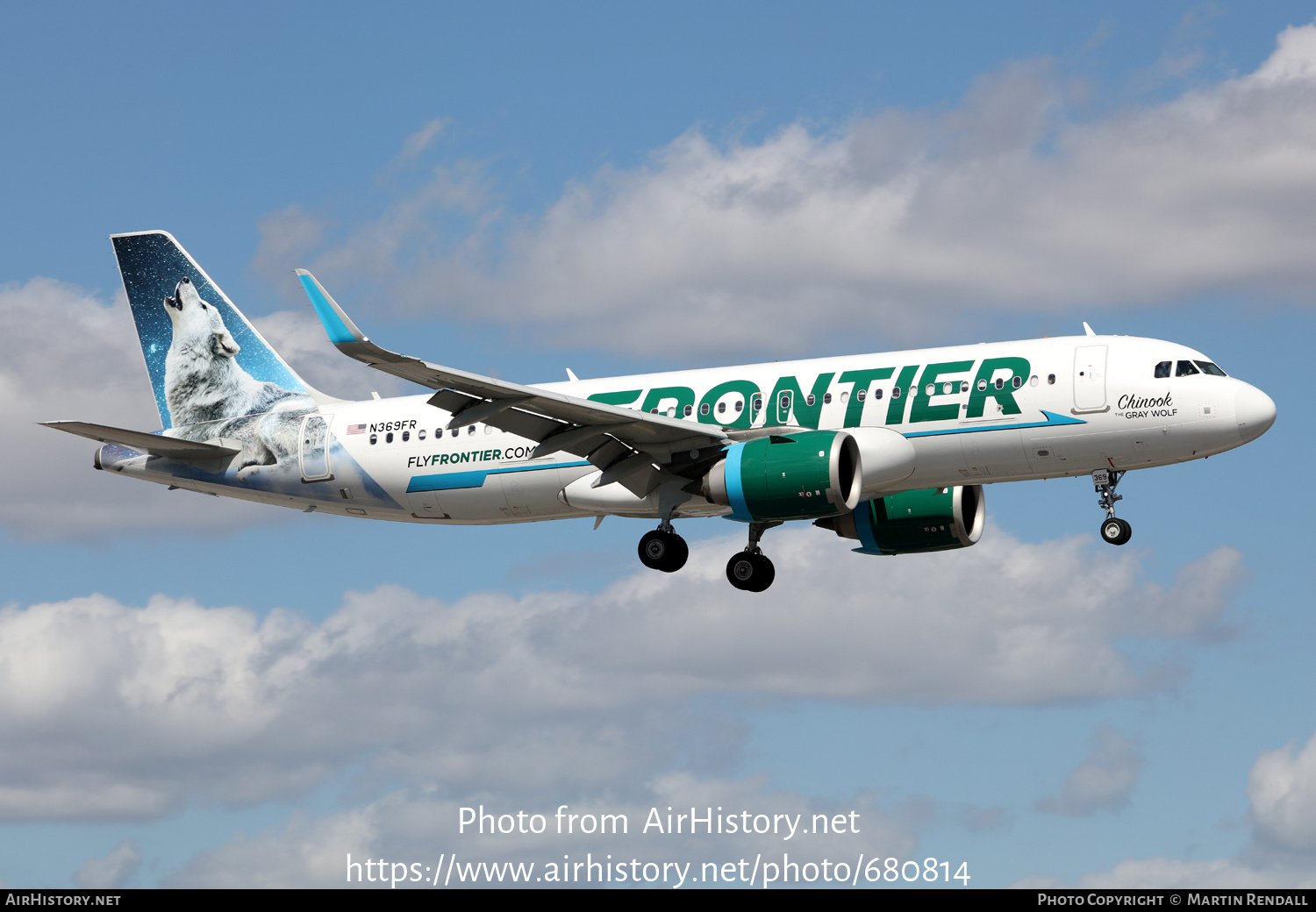 Aircraft Photo of N369FR | Airbus A320-251N | Frontier Airlines | AirHistory.net #680814