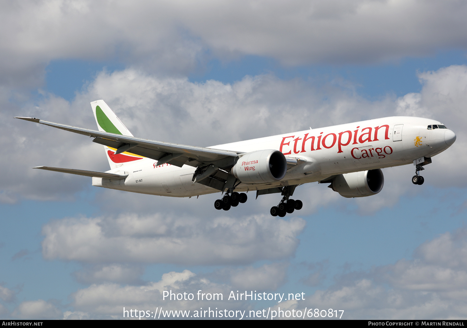 Aircraft Photo of ET-AVT | Boeing 777-F | Ethiopian Airlines Cargo | AirHistory.net #680817