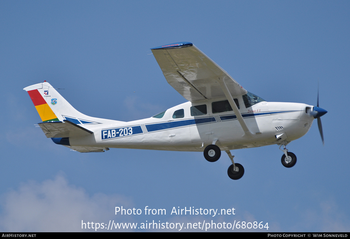 Aircraft Photo of FAB-203 | Cessna U206G Stationair 6 | Bolivia - Air Force | AirHistory.net #680864