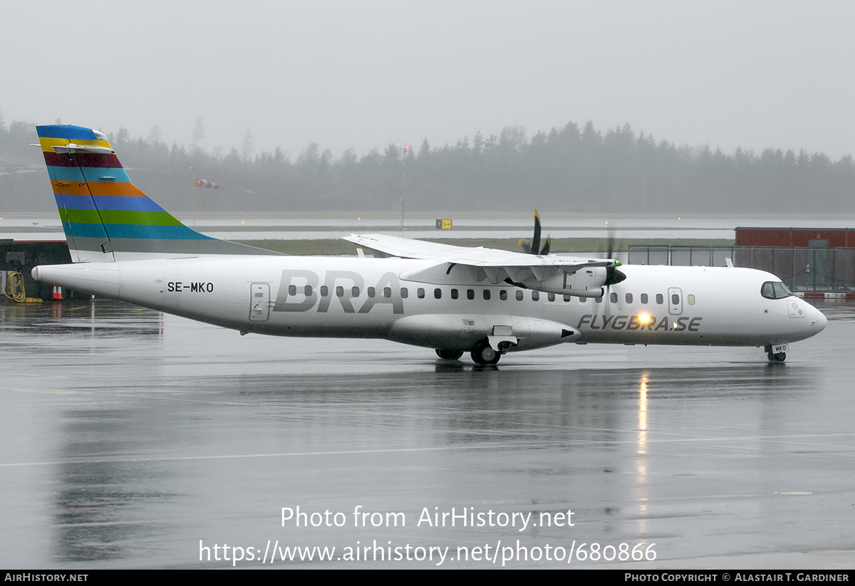 Aircraft Photo of SE-MKO | ATR ATR-72-600 (ATR-72-212A) | BRA - Braathens Regional Airlines | AirHistory.net #680866