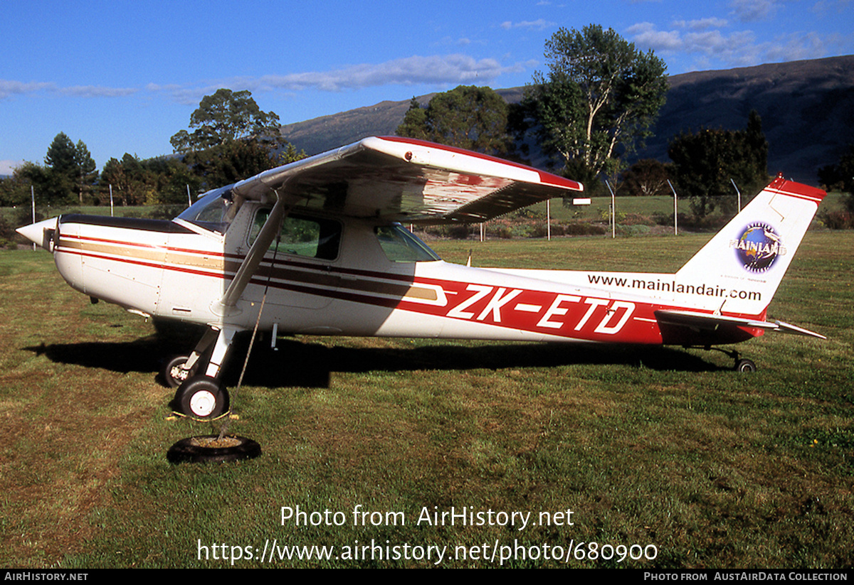 Aircraft Photo of ZK-ETD | Cessna 152 Taildragger | Mainland Air | AirHistory.net #680900