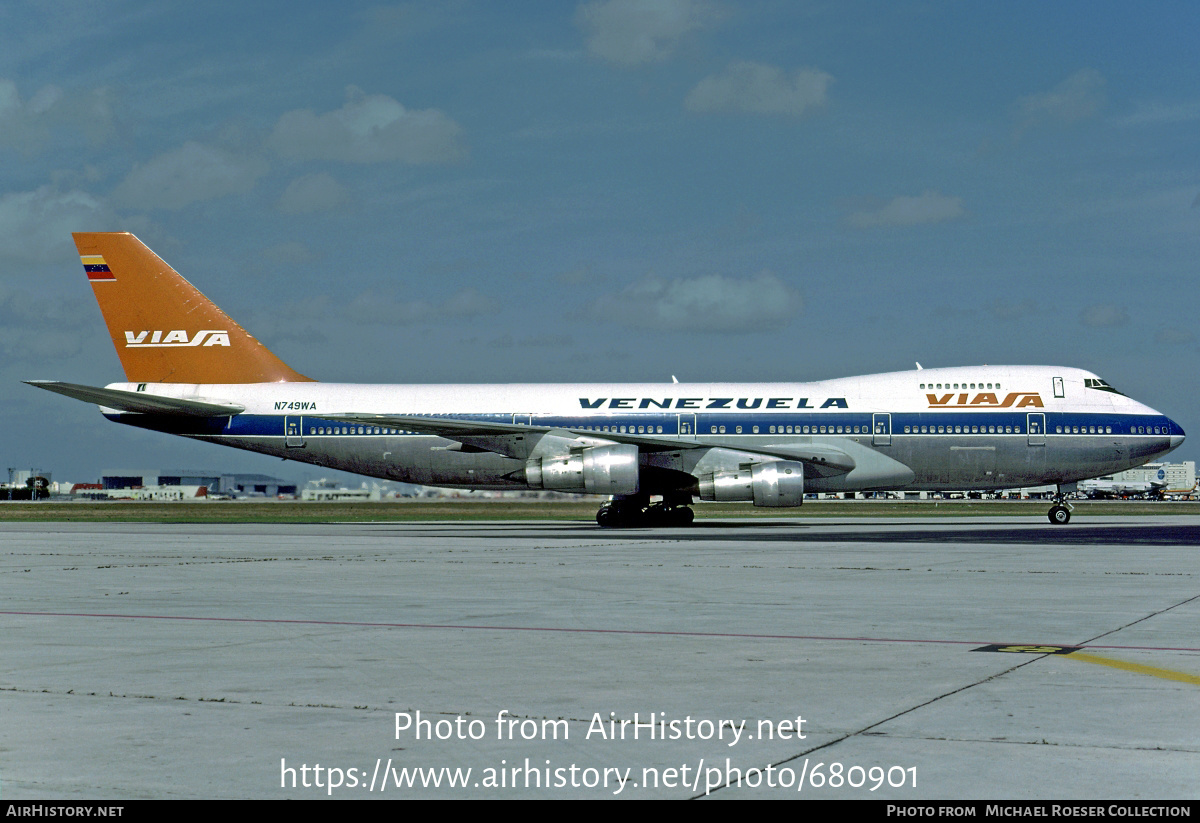 Aircraft Photo of N749WA | Boeing 747-273C | Viasa | AirHistory.net #680901