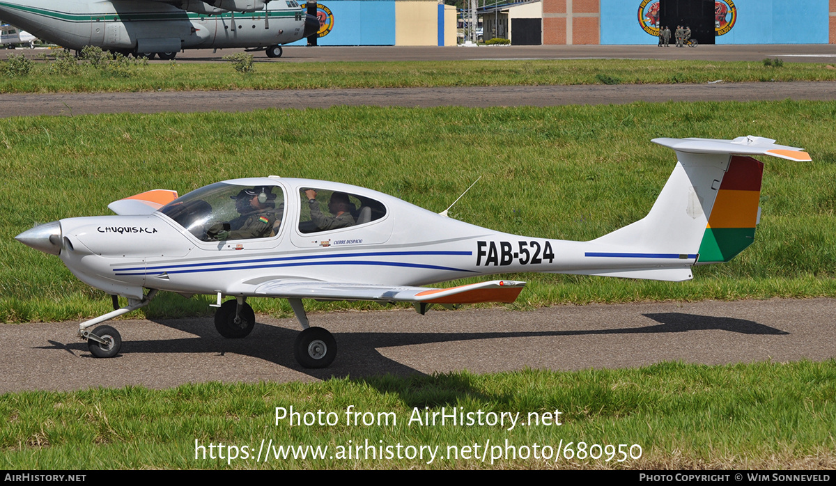 Aircraft Photo of FAB-524 | Diamond DA40 CS Diamond Star | Bolivia - Air Force | AirHistory.net #680950