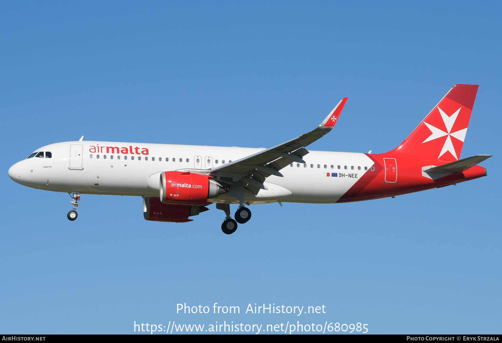 Aircraft Photo of 9H-NEE | Airbus A320-251N | Air Malta | AirHistory.net #680985