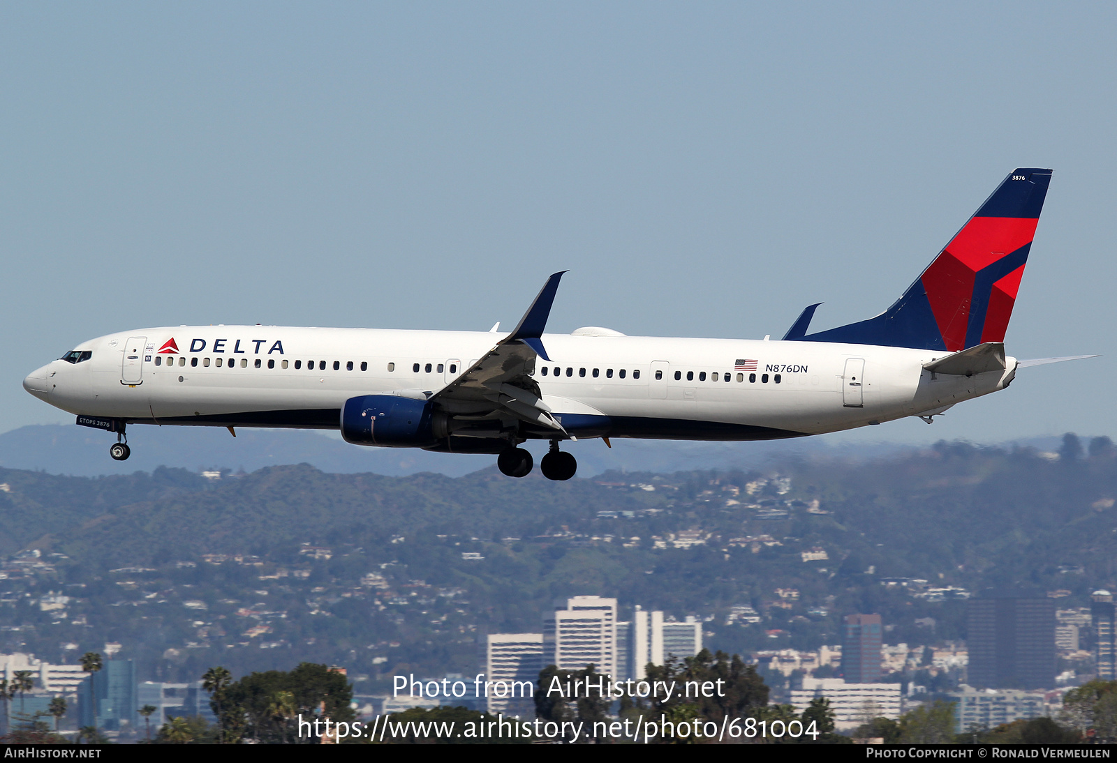 Aircraft Photo of N876DN | Boeing 737-900/ER | Delta Air Lines | AirHistory.net #681004