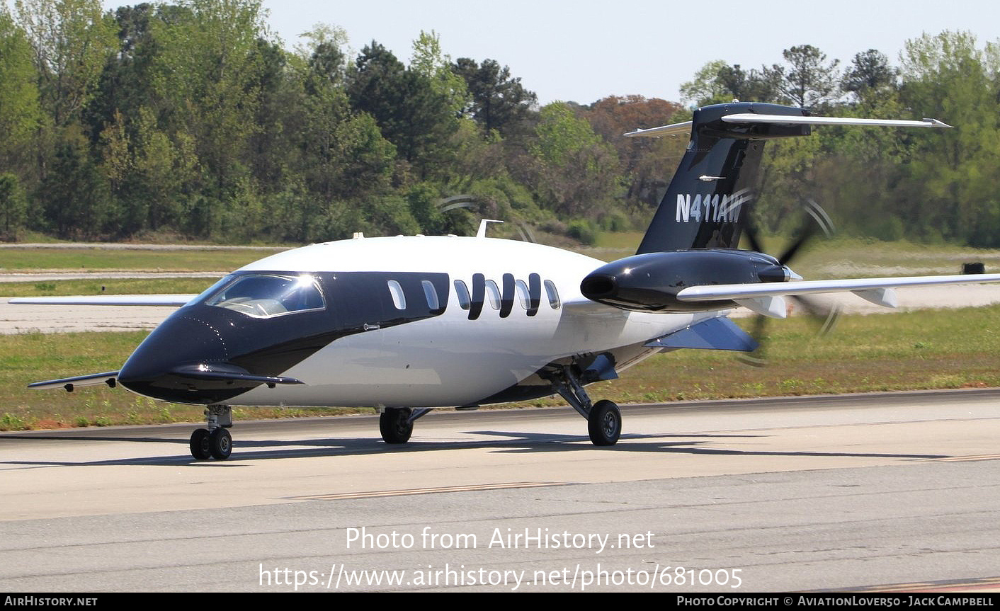 Aircraft Photo of N411AW | Piaggio P-180 Avanti | AirHistory.net #681005