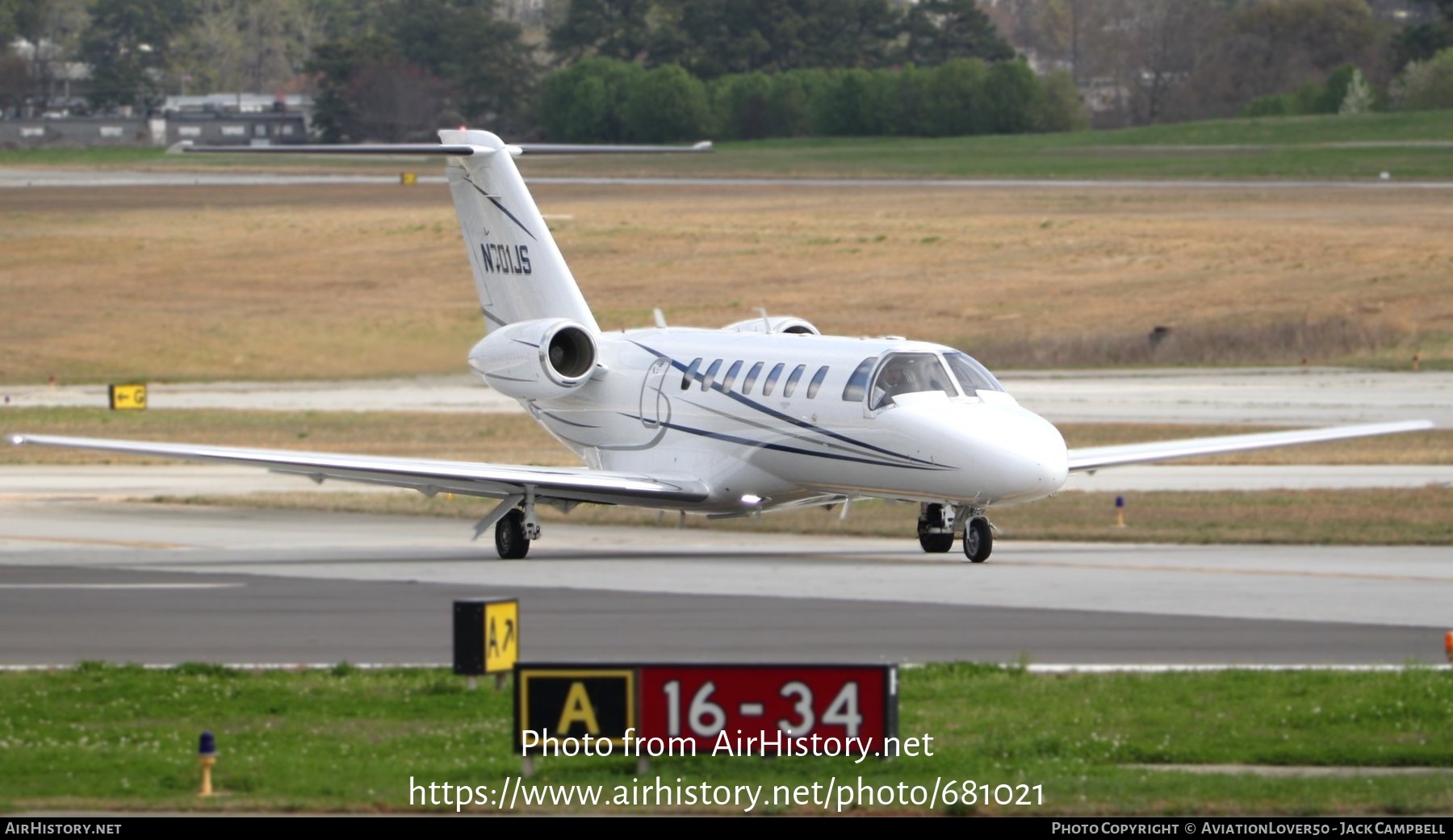 Aircraft Photo of N701JS | Cessna 525B CitationJet CJ3+ | AirHistory.net #681021