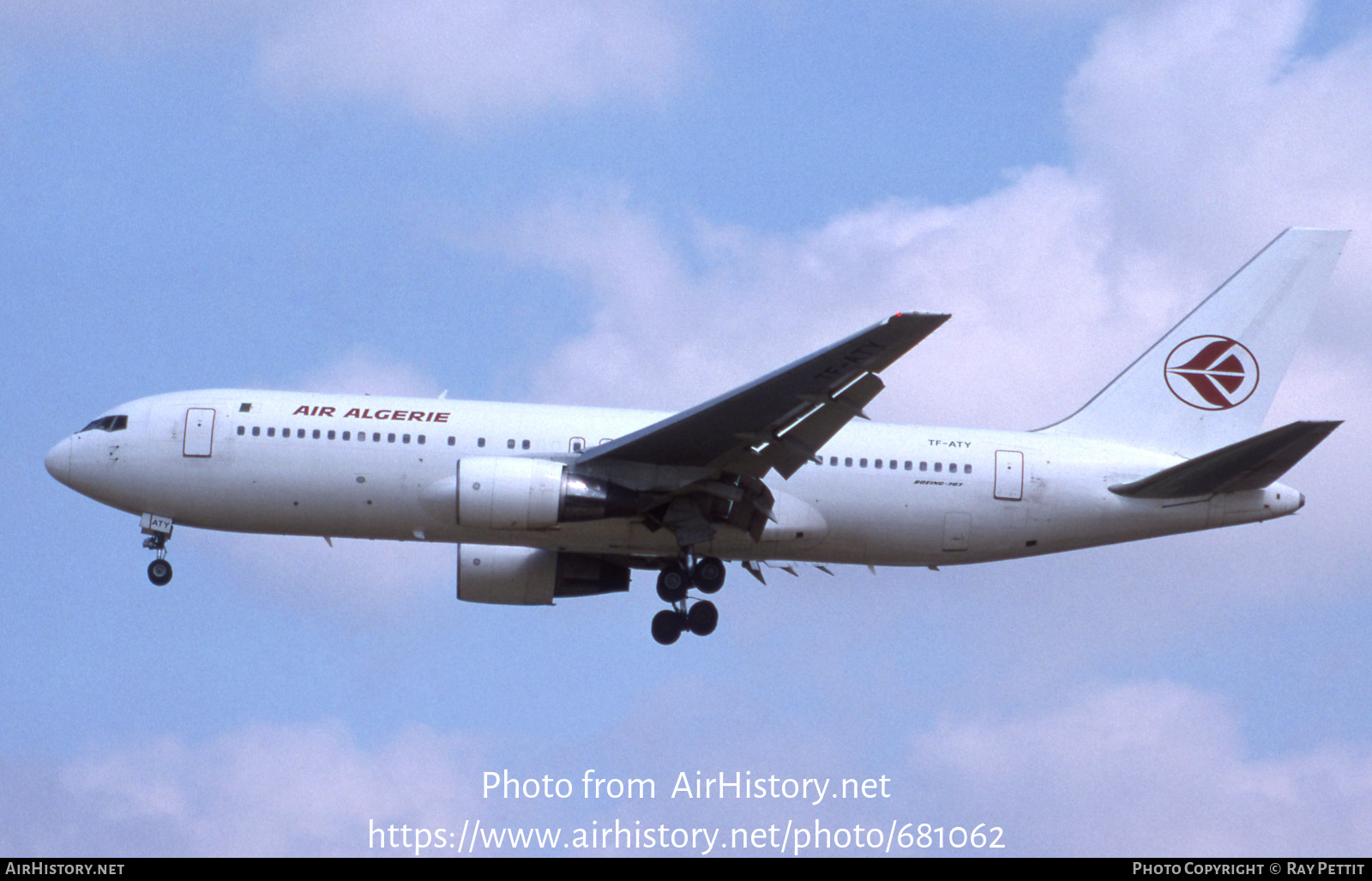 Aircraft Photo of TF-ATY | Boeing 767-204(ER) | Air Algérie | AirHistory.net #681062