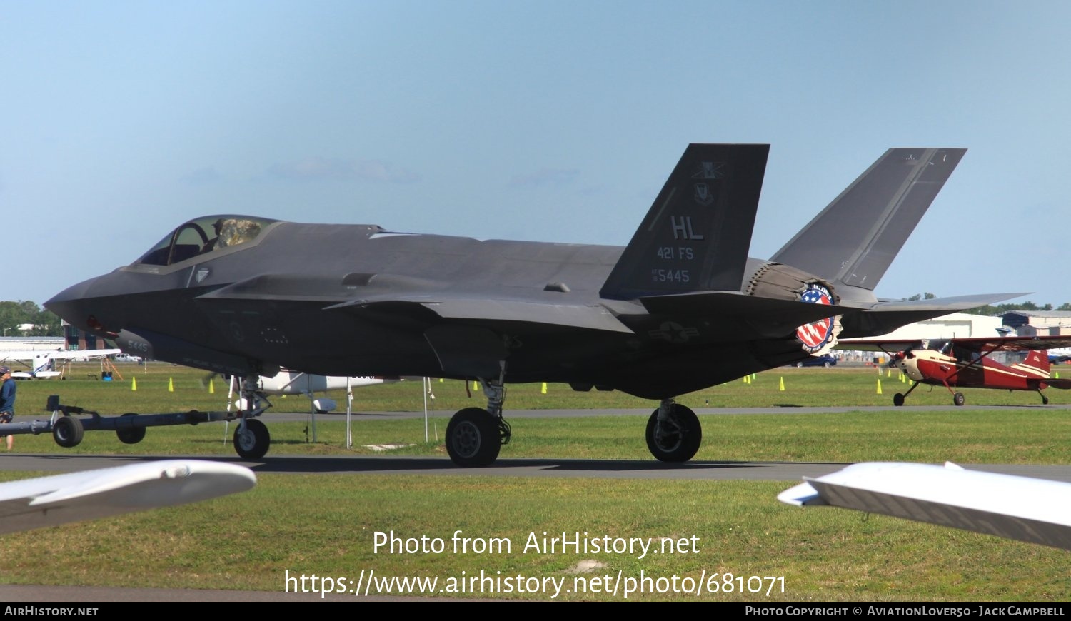 Aircraft Photo of 18-5445 / AF18-5445 | Lockheed Martin F-35A Lightning II | USA - Air Force | AirHistory.net #681071