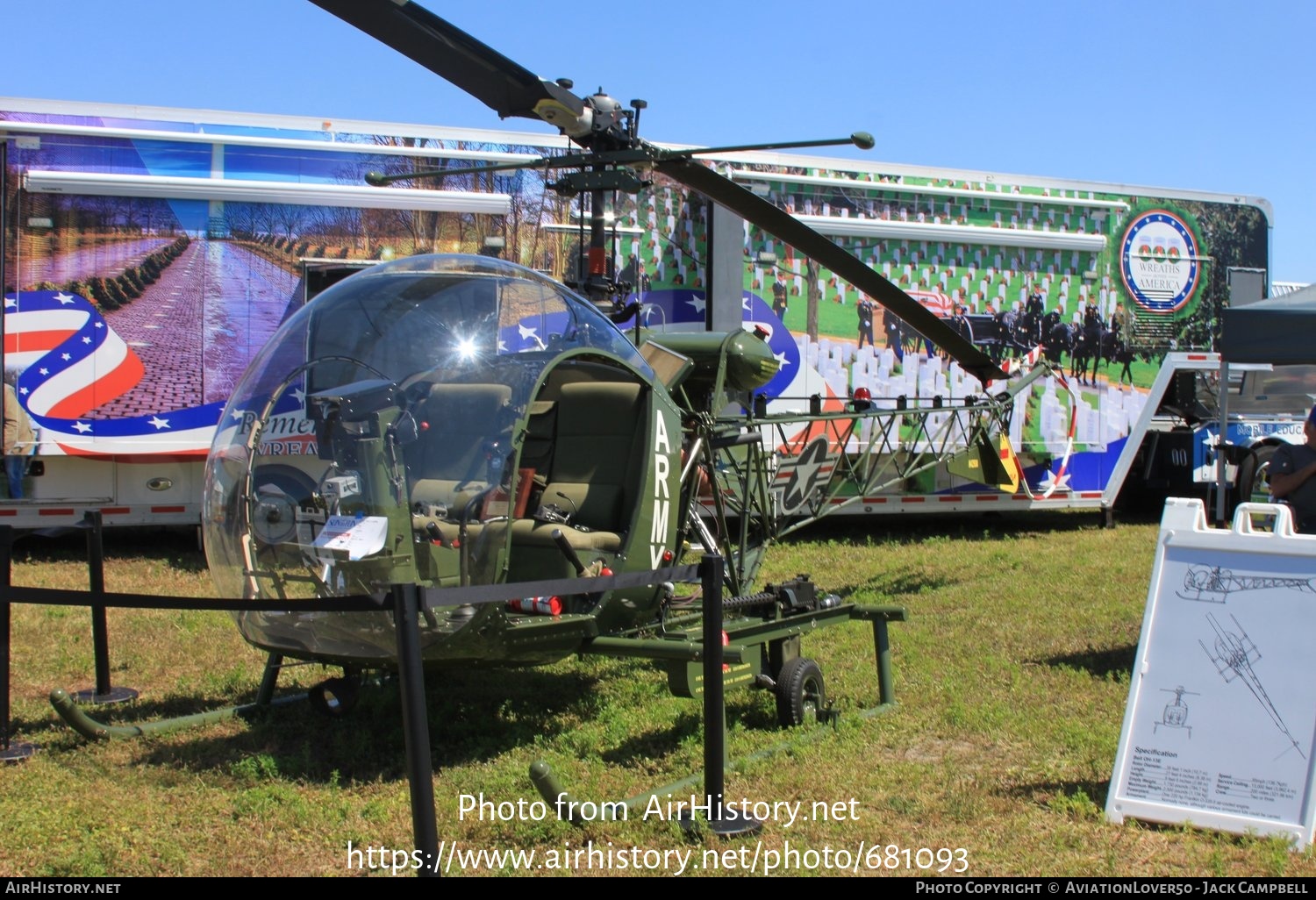 Aircraft Photo of N4250A | Bell 47D-1 | USA - Army | AirHistory.net #681093