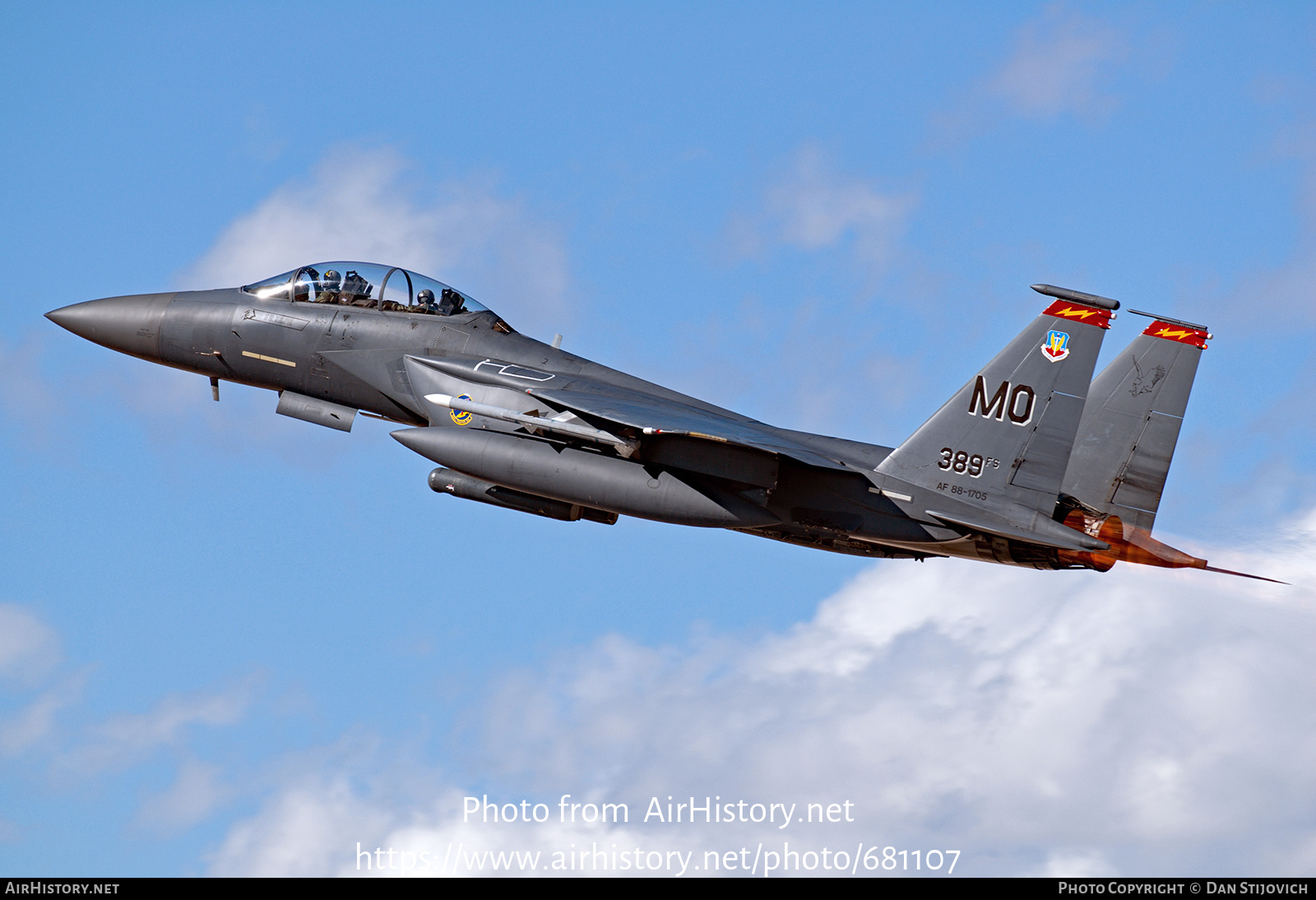 Aircraft Photo of 88-1705 / AF88-1705 | Boeing F-15E Strike Eagle | USA - Air Force | AirHistory.net #681107