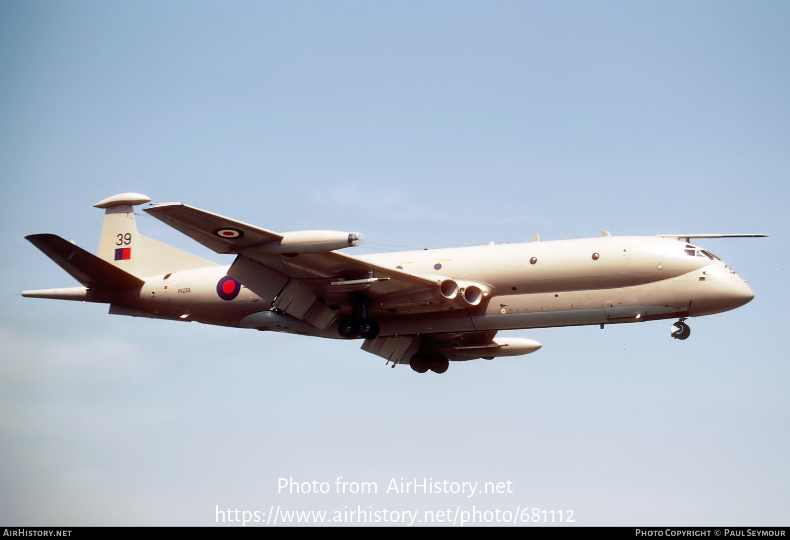 Aircraft Photo of XV239 | Hawker Siddeley HS-801 Nimrod MR.2P | UK - Air Force | AirHistory.net #681112