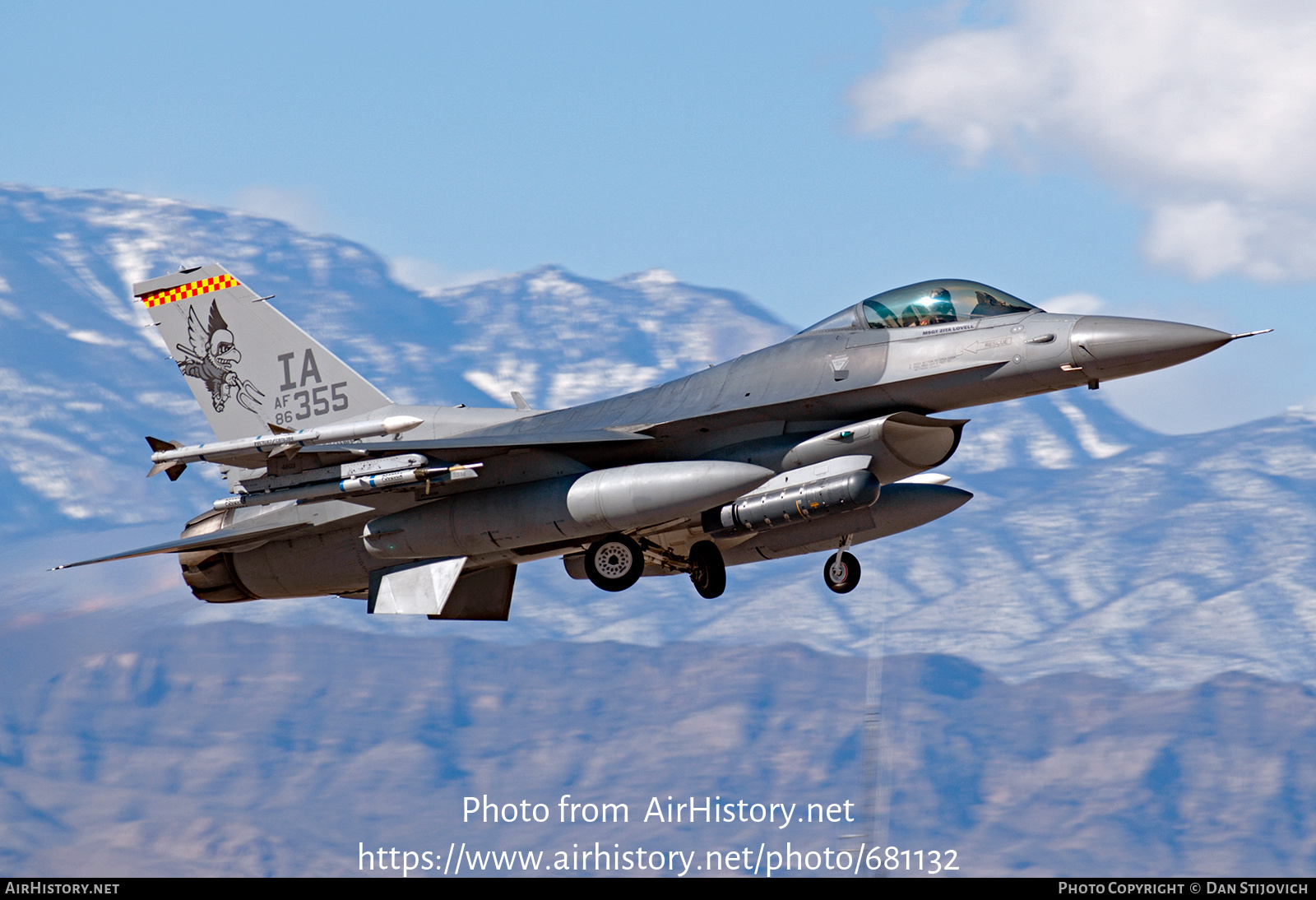 Aircraft Photo of 86-0355 / AF86-355 | General Dynamics F-16C Fighting Falcon | USA - Air Force | AirHistory.net #681132