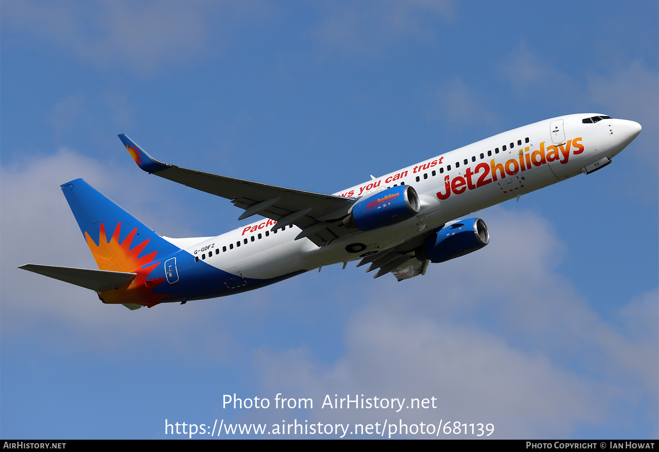 Aircraft Photo of G-GDFZ | Boeing 737-86Q | Jet2 Holidays | AirHistory.net #681139