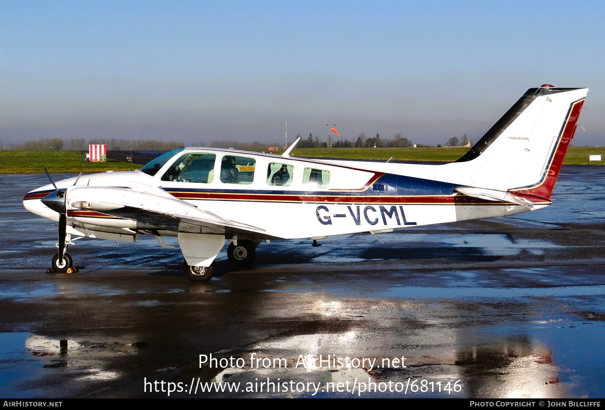 Aircraft Photo of G-VCML | Beech 58 Baron | AirHistory.net #681146