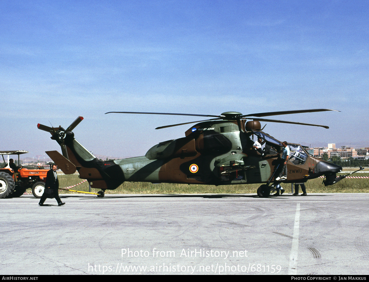 Aircraft Photo of F-ZWWU | Eurocopter EC-665 Tigre HAP | France - Army | AirHistory.net #681159