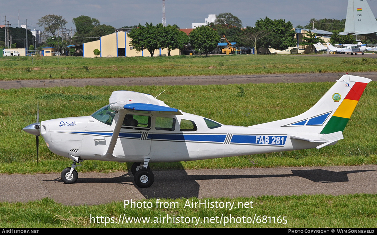 Aircraft Photo of FAB-281 | Cessna U206G Stationair 6 | Bolivia - Air Force | AirHistory.net #681165