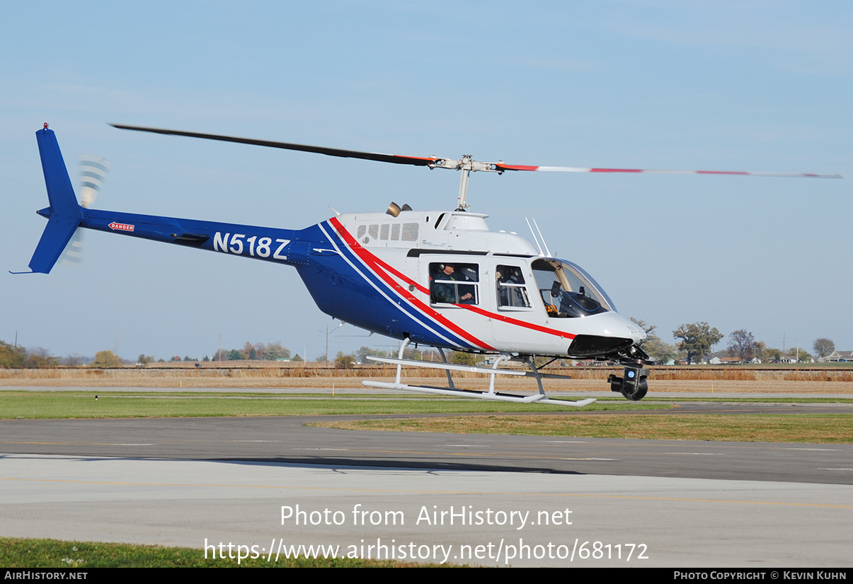 Aircraft Photo of N518Z | Bell 206B-3 JetRanger III | AirHistory.net #681172