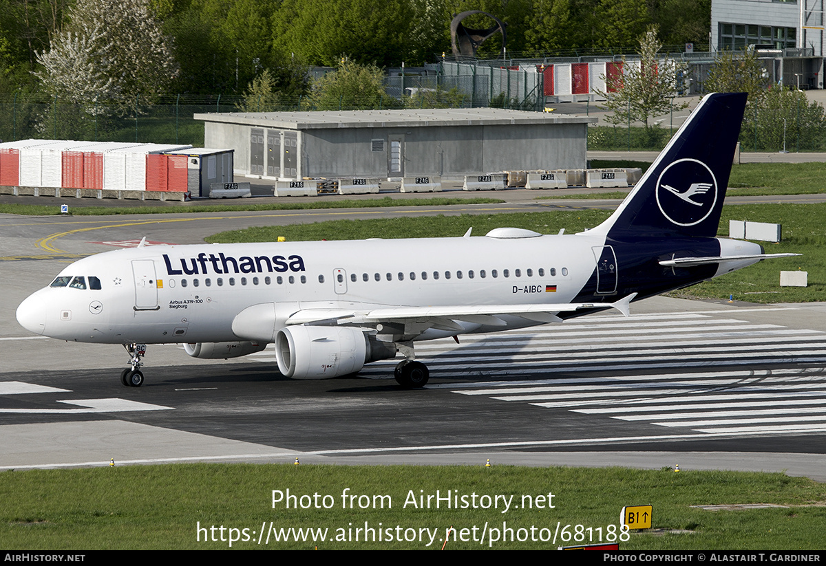 Aircraft Photo of D-AIBC | Airbus A319-112 | Lufthansa | AirHistory.net #681188