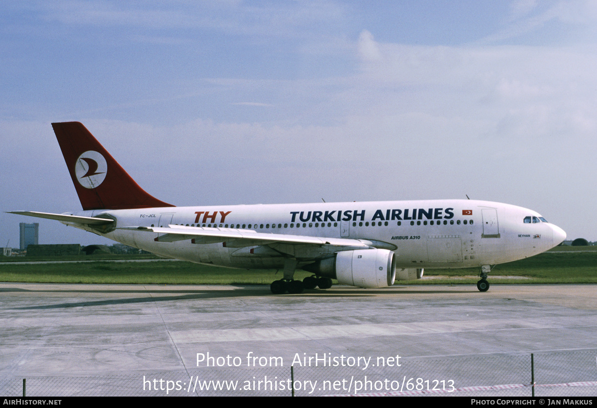 Aircraft Photo of TC-JCL | Airbus A310-203 | Turkish Airlines | AirHistory.net #681213