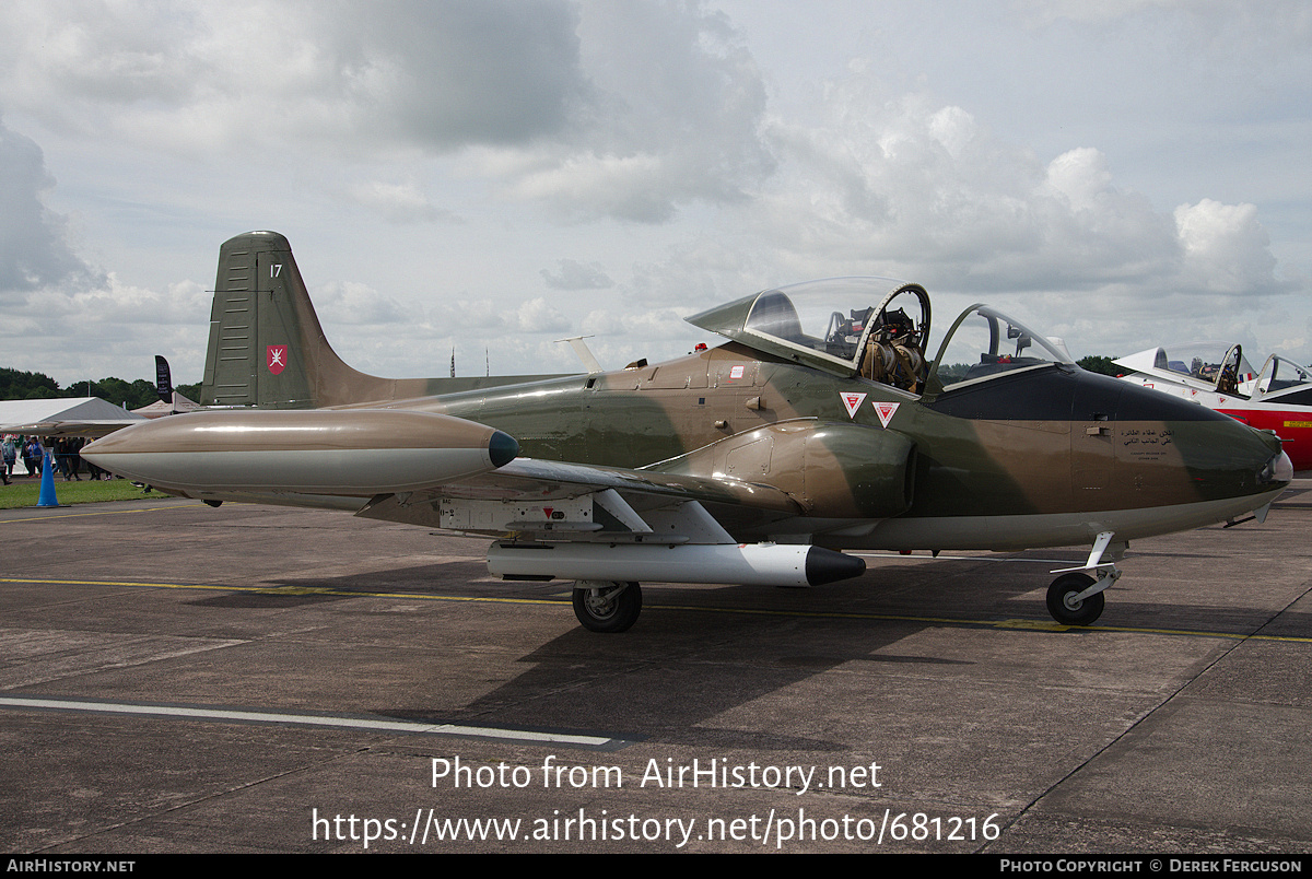 Aircraft Photo of G-RSAF / 417 | BAC 167 Strikemaster Mk80A | Oman - Air Force | AirHistory.net #681216