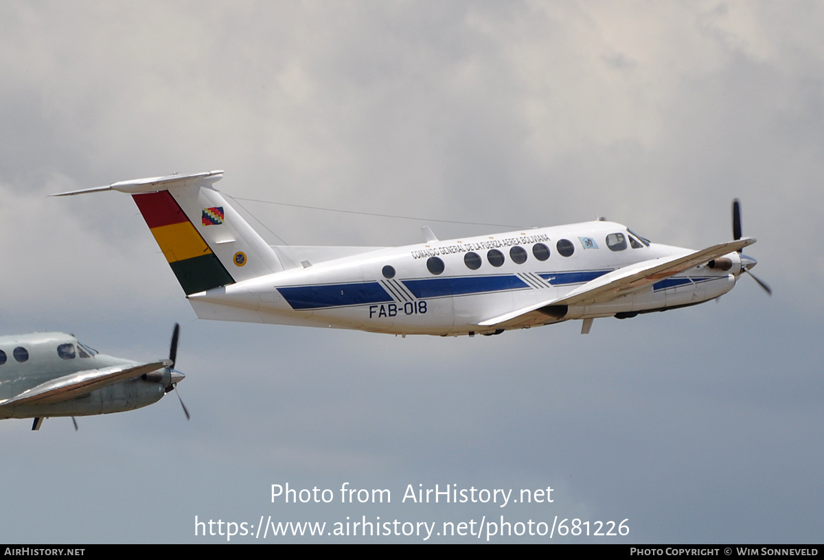 Aircraft Photo of FAB-018 | Beech 200C Super King Air | Bolivia - Air Force | AirHistory.net #681226