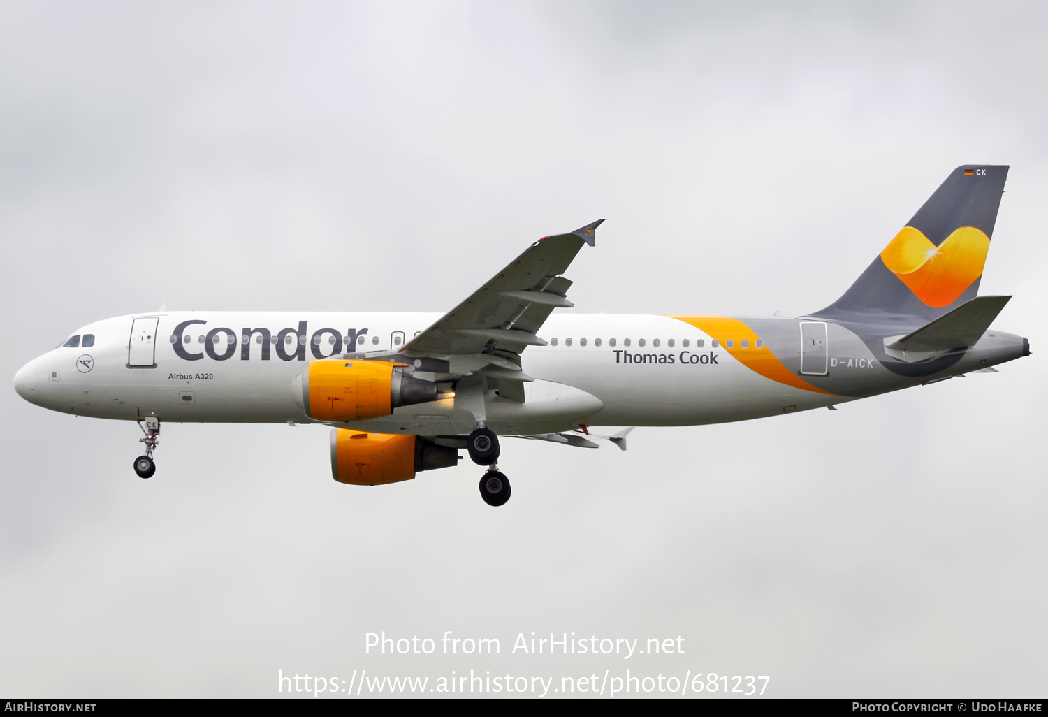 Aircraft Photo of D-AICK | Airbus A320-212 | Condor Flugdienst | AirHistory.net #681237