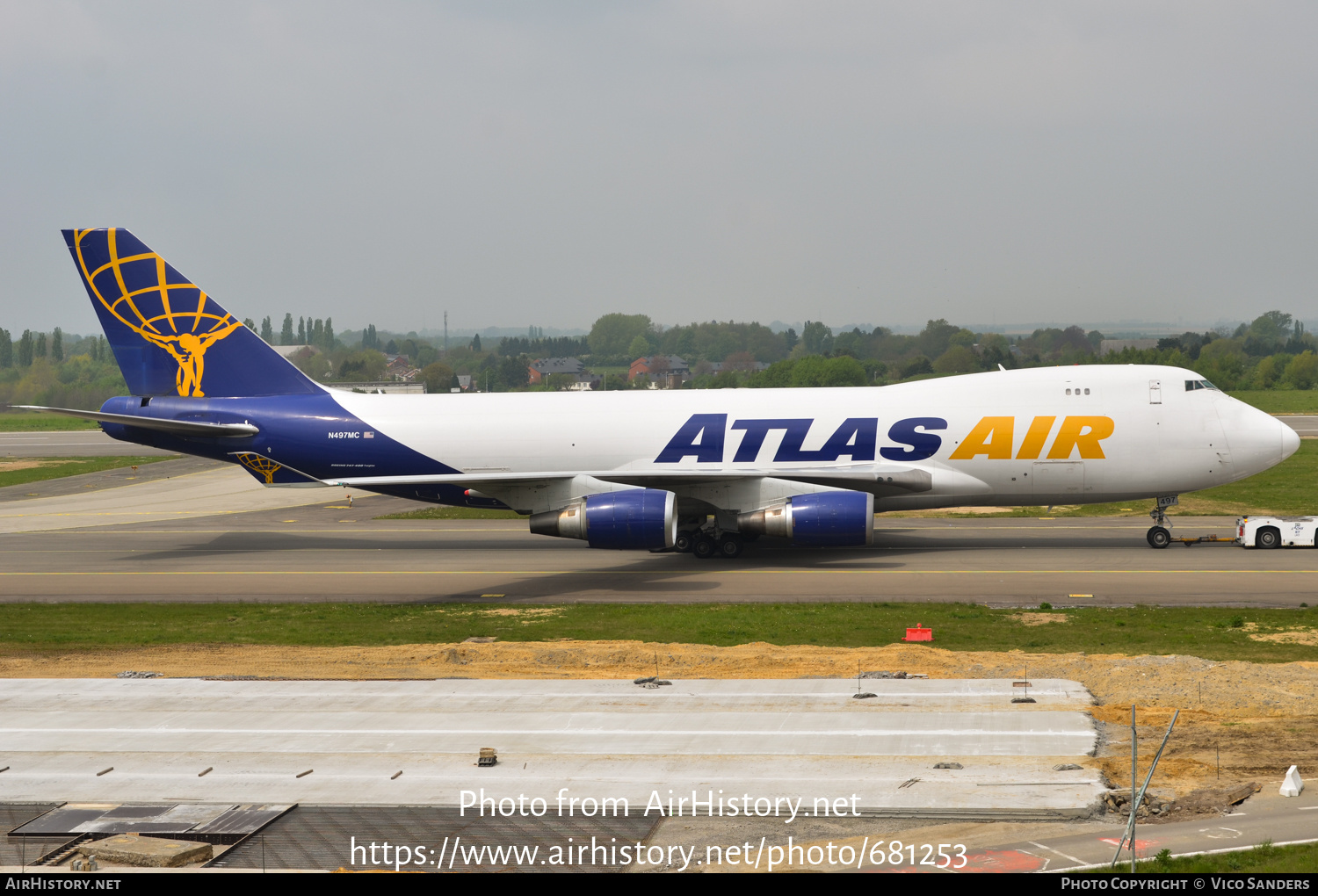 Aircraft Photo of N497MC | Boeing 747-47UF/SCD | Atlas Air | AirHistory.net #681253