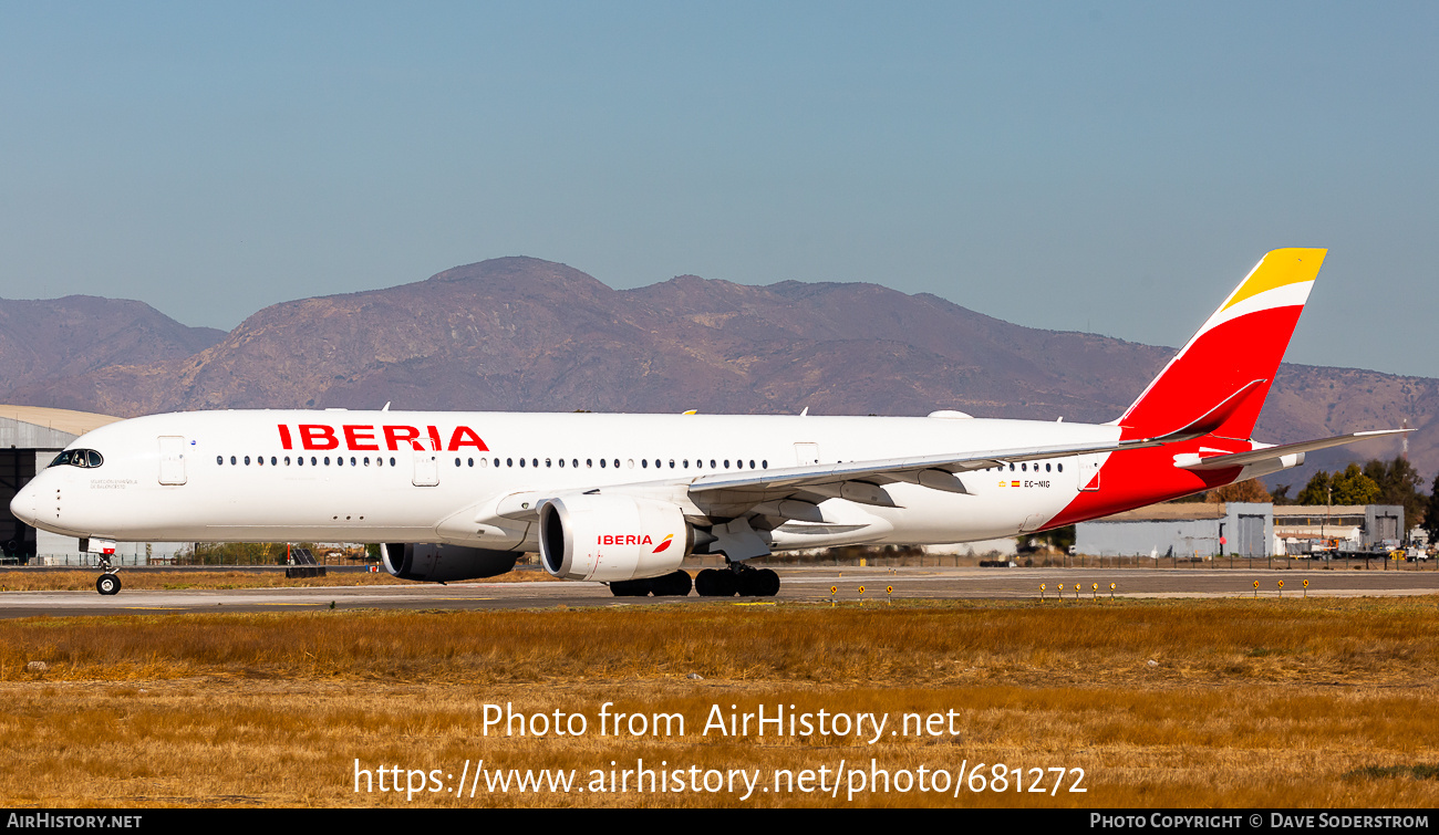 Aircraft Photo of EC-NIG | Airbus A350-941 | Iberia | AirHistory.net #681272