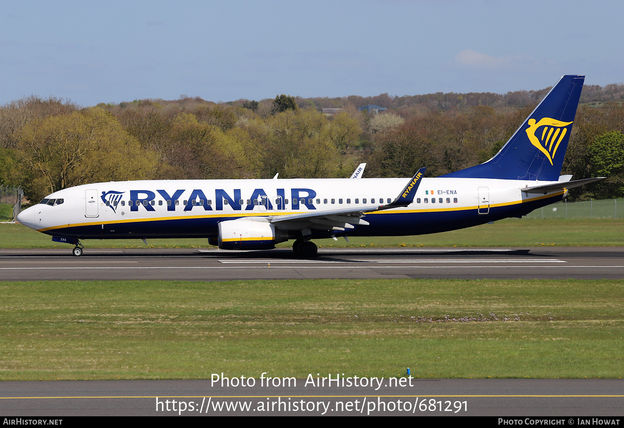 Aircraft Photo of EI-ENA | Boeing 737-8AS | Ryanair | AirHistory.net #681291