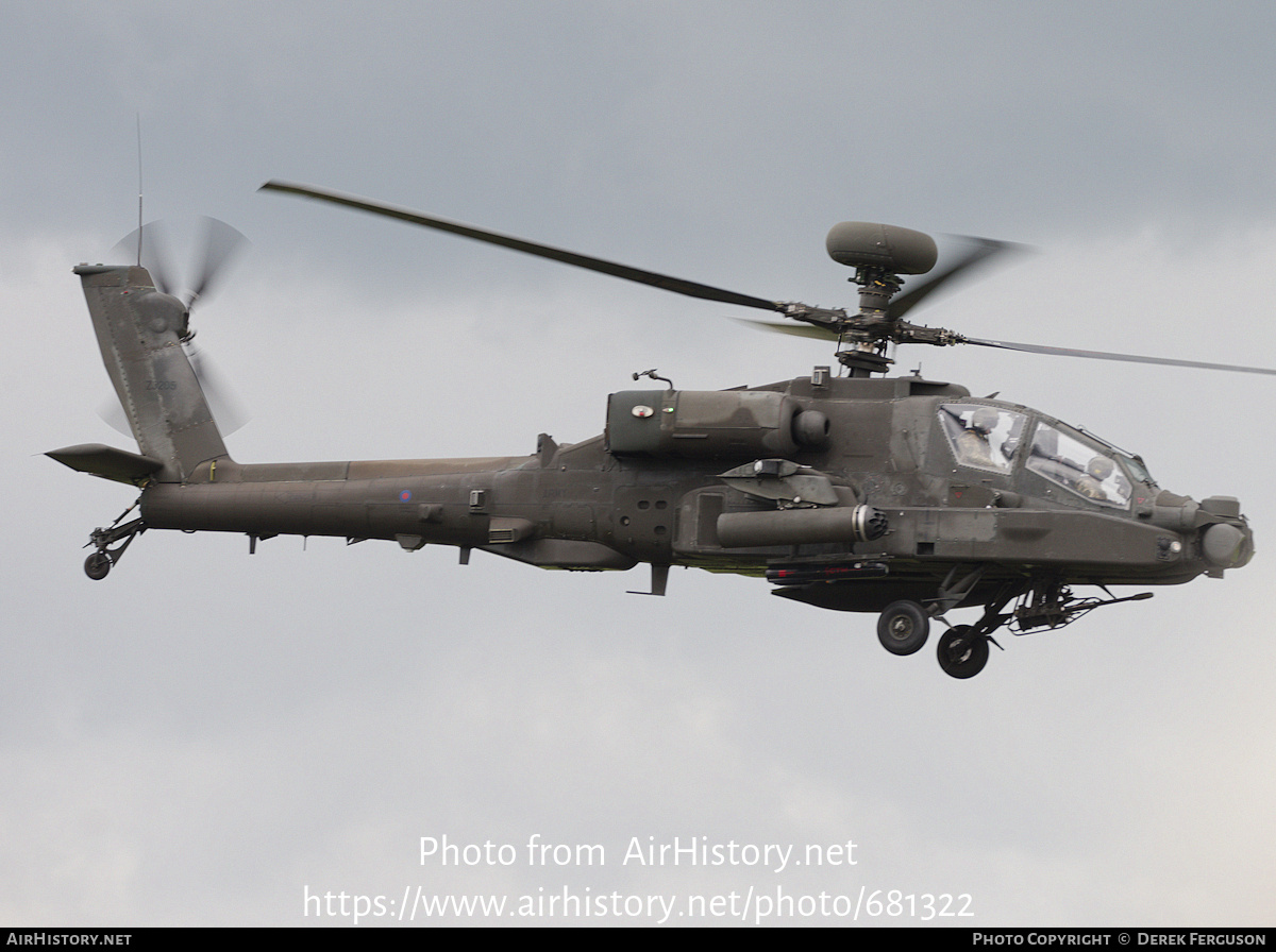 Aircraft Photo of ZJ205 | Westland WAH-64D Longbow Apache AH1 | UK - Army | AirHistory.net #681322