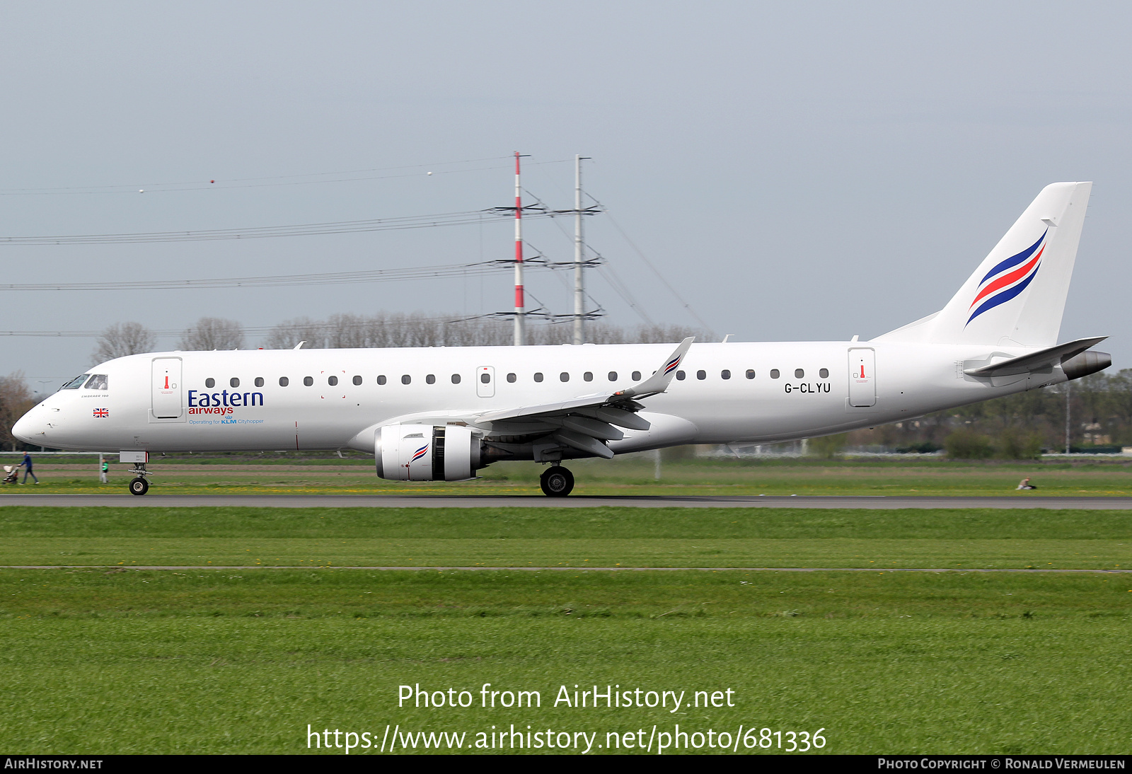 Aircraft Photo of G-CLYU | Embraer 190LR (ERJ-190-100LR) | Eastern Airways | AirHistory.net #681336