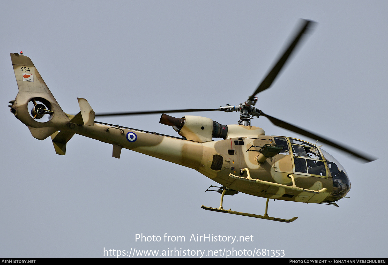 Aircraft Photo of 354 | Aerospatiale SA-342L1 Gazelle | Cyprus - Air Force | AirHistory.net #681353