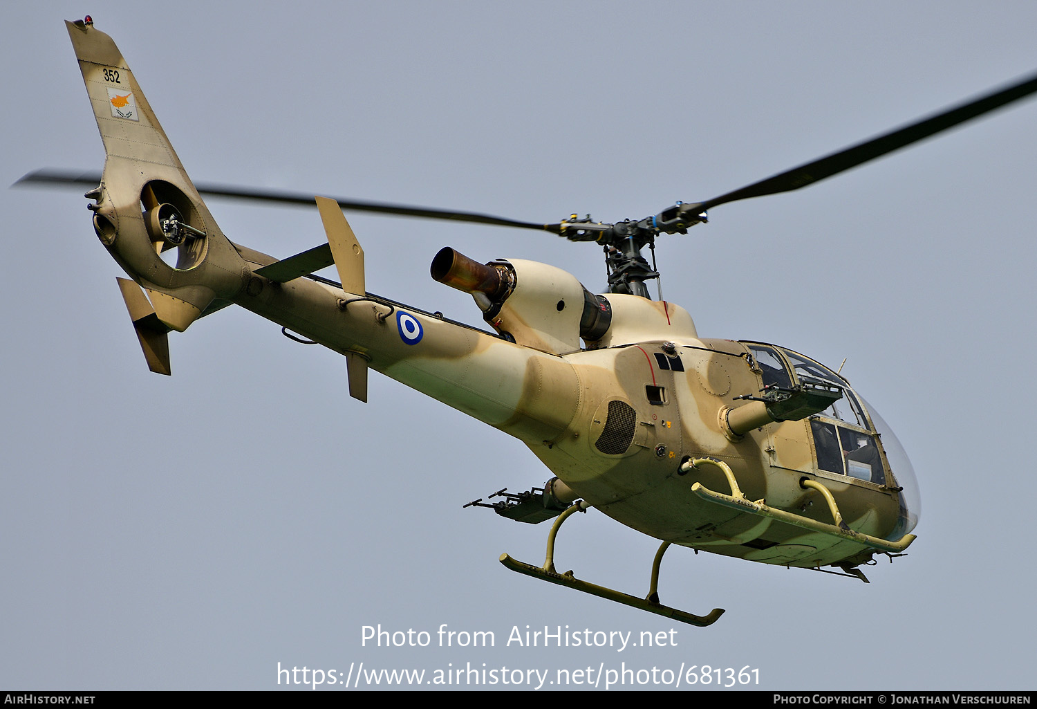 Aircraft Photo of 352 | Aerospatiale SA-342L1 Gazelle | Cyprus - Air Force | AirHistory.net #681361